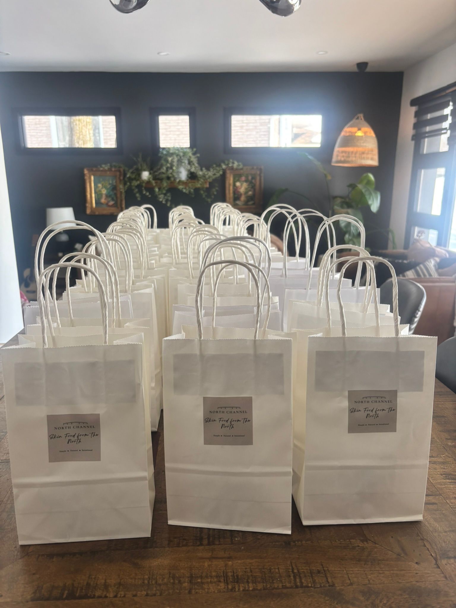North Channel gift bags packed and ready to ship